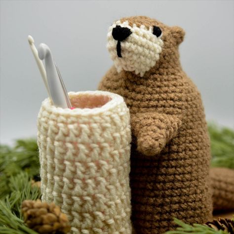 Turbo the Groundhog Crochet pattern by Nora Xu Single Crochet Decrease, Basket Pattern, Bobble Stitch, Crochet Cross, Double Crochet Stitch, Single Crochet Stitch, Craft Studio, Crochet Hook Sizes, Crochet Techniques