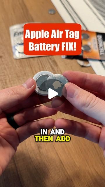 Brian & Icey on Instagram: "TRICK to Replace Apple Air Tag Battery 
#tech #apple #travel" Air Tag Ideas, Apple Tag, Air Tags, Apple Air Tag, Ipad Ideas, Air Tag, Iphone Tips, Iphone Life Hacks, Iphone Life