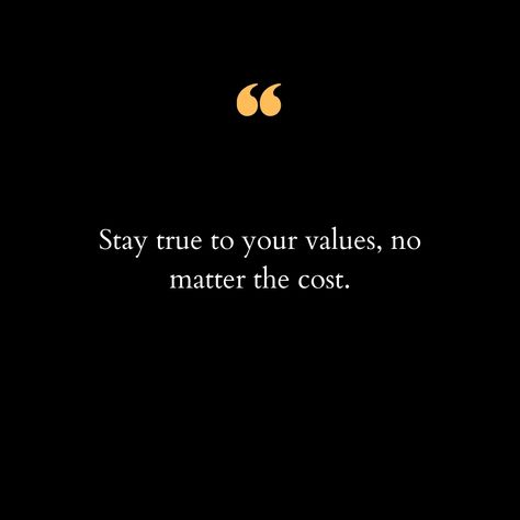 In a world where it's easy to get lost in the noise, staying true to your values is like holding onto a compass that always points you in the right direction. 🌟 No matter the challenges or temptations that come your way, your values are the foundation of who you are. They guide your decisions, shape your character, and define your legacy. Remember, it's often in the toughest moments that staying true to what you believe in matters the most. The cost of integrity may seem high at times, but t... Stay True To Your Values Quotes, Stand For What You Believe In, Go Where You Are Valued, Self Value Quotes, Integrity Quotes, Legacy Quotes, Value Of Life, Hard Times Quotes, Self Value