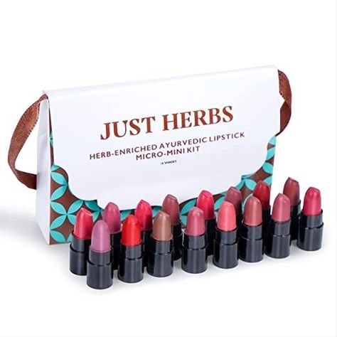 Ayurvedic Creamy Matte Lipstick Set For Lip Hydrating & Moisturizing, Suitable For All Indian Tones 38gm ( Pack of 16) For Buy Click on link Below# amazon Vata Pacifying, Matte Lipstick Set, Yellow Skin, Mini Lipstick, Lipstick Kit, Lipstick Set, Colour Yellow, Lipstick Shades, Micro Mini