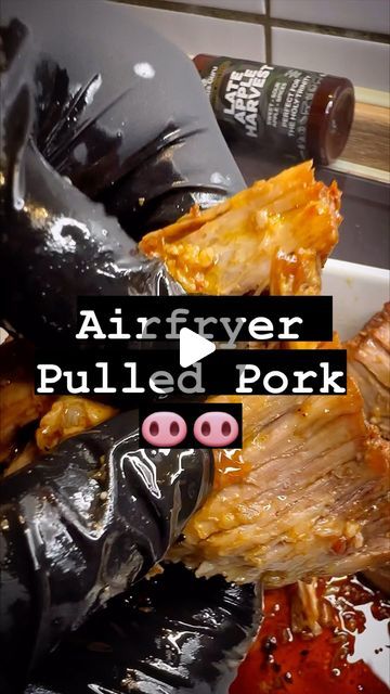 Pulled Pork In Air Fryer, Pulled Pork Air Fryer Recipe, Pulled Pork Air Fryer, Airfryer Recipe, Ninja Kitchen, Recipe For 1, Enjoy Your Meal, Pulled Pork Recipes, Air Fryer Dinner Recipes