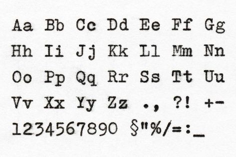 ABCD letters written with a typewriter on an aged paper. Abcd Letters, Old Typewriter Font, Typewriter Letters, Old Typewriter, Hand Lettering Worksheet, Tattoo Wedding Rings, Handwriting Alphabet, Typewriter Font, How To Age Paper