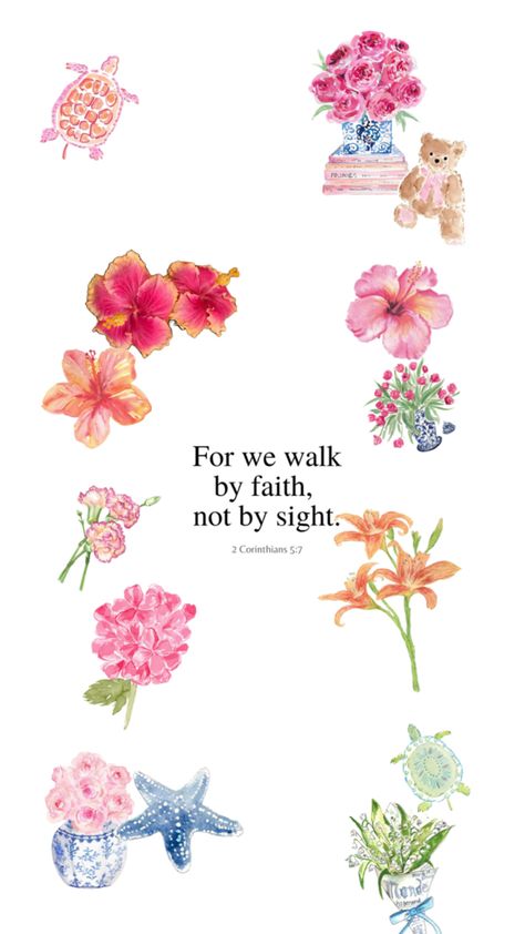 watercolor lockscreen with bible quote Bible Quotes Background, Cute Bible Verses, Christian Iphone Wallpaper, By Faith Not By Sight, Wallpaper Bible, Cute Bibles, Motivational Bible Verses, Christian Quotes Wallpaper, Bible Verse Background