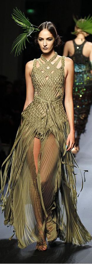 Jean Paul Gaultier Miss Puerto Rico, Jean Paul Gaultier Dress, Jean Paul Gaultier Haute Couture, Beauty Journal, Catwalk Models, 2010 Fashion, Popsugar Fashion, French Designer, Trendy Fall Outfits