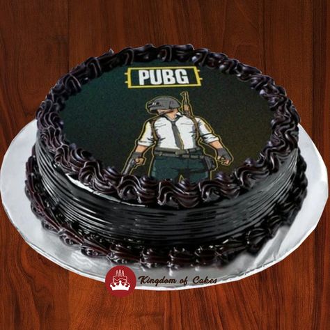 Pubg Cake Designs, Pubg Theme Cake, Pubg Cake, Pubg Logo, Cake Designs For Boy, Customized Cake, Paper Duck, Hanuman Pics, Simple Birthday