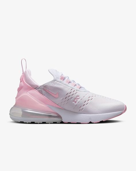 Pink Nike Air Max 270, Nike Shoes Air Max 270, Women's Nike Sneakers, Nike Air Max 270 Women, Air Maxes, Pink Nike Air, Nike Air Max Pink, Nike 270, 270 Nike