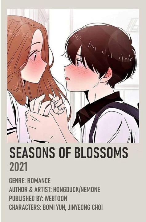 Romance escolar Kdrama manhwa webtoon Minimalist poster Webtoon Polaroid Poster, You And Me Anime, Judul Anime Romance, Romance Webtoon Recommendation, Webtoon Minimalist Poster, Romance Manhwa Recommendations, Webtoon Poster, Manhwa Poster, Manhwa List