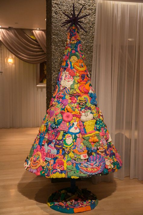 Design Week's favourite festive design projects of 2017 Cap Noel, Alt Christmas, Unusual Christmas Trees, Gothic Cake, Xmas Village, Glam Christmas Tree, Rainbow Christmas Tree, Christmas Tree Decorating Themes, London Hotel