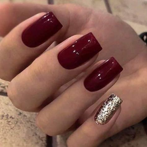 Maroon With Glitter Nails, Glitter Nails, Long Nails, Glitter, Nails