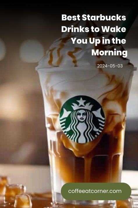 Need a morning pick-me-up? Discover the top Starbucks drinks that will kickstart your day with a caffeinated punch! Starbucks Wake Me Up Drinks, Wake Me Up Starbucks Drinks, Top Starbucks Drinks, White Chocolate Syrup, Best Starbucks Drinks, Coffee To Water Ratio, Coffee Recipes Starbucks, Coffee Pack, Coffee Concentrate