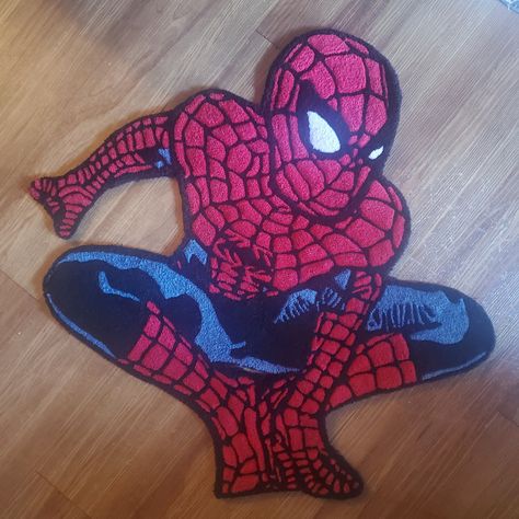 Classic Spiderman rug Spiderman Merch, Classic Spiderman, Future Accessories, Vintage Spiderman, Spiderman Rug, Spiderman Stuff, Spiderman Room, Spiderman Web, Fashion Template