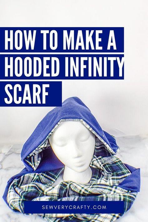 Scoodie Sewing Pattern, Flannel Blanket Scarf, Sewing Scarves Easy Patterns, Fleece Hooded Scarf With Pockets Free Pattern, Hooded Infinity Scarf Pattern, Diy Hooded Scarf Sewing Free Pattern, Free Hooded Scarf Pattern, Hooded Scarf Pattern Sew, Flannel Sewing Projects Diy