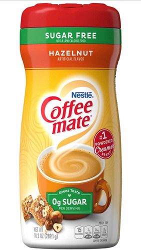 Sugar Free Coffee, Non Dairy Coffee Creamer, Hazelnut Creamer, Powder Coffee Creamer, Nestle Coffee Mate, Nestle Coffee, Coffee Mate, Hazelnut Coffee, Gourmet Food Store