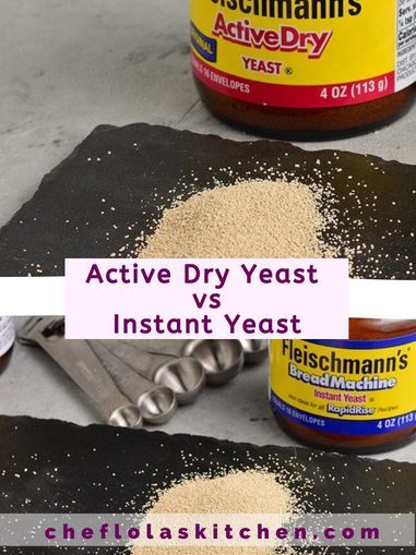 This picture shows the difference and similarities between active dry and instant yeast. Things To Make With Active Dry Yeast, Things To Make With Yeast, How To Proof Yeast, How To Tell If Yeast Is Still Good, Homemade Bread Active Dry Yeast, Bread Active Dry Yeast, Italian Cream Puff, Instant Yeast Vs Active Dry Yeast, Pie Pastry Recipe