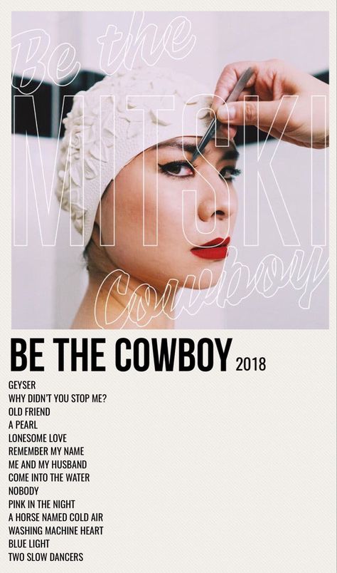 Be The Cowboy, Cowboy Posters, Music Poster Ideas, Music Poster Design, Minimal Poster, Movie Covers, Music Album Covers, Lyric Poster, The Cowboy