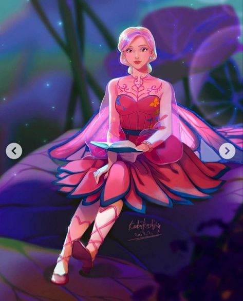 Barbie Mariposa Fanart, Barbie Fanart, Barbie Fairy, Barbie Drawing, Barbie Cartoon, Fairy Friends, Butterfly Fairy, Barbie Princess, Arte Sketchbook