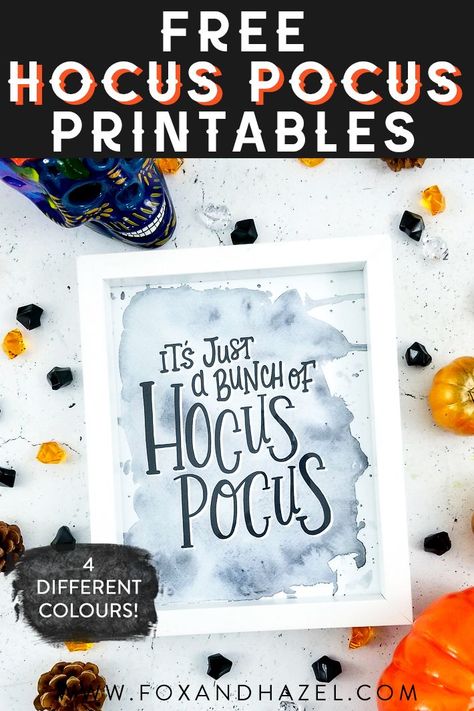 Hocus Pocus Printable, Punch Out Game, Hocus Pocus Decorations, Happy Halloween Quotes, Fabric Cleaner, Hocus Pocus Party, Halloween Punch, Fun Watercolor, Halloween Hocus Pocus