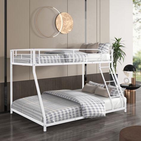 Metal bunk bed makeover