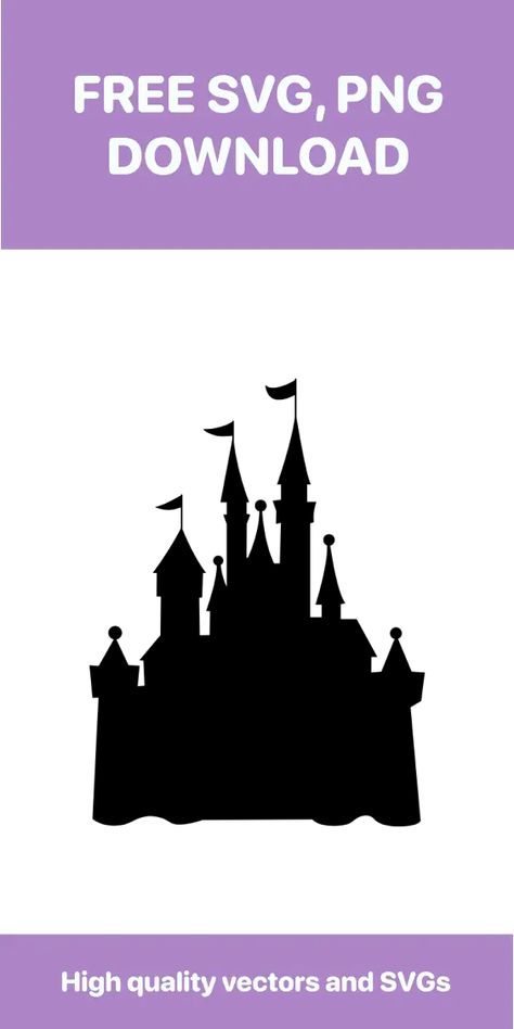 Disney Castle Svg Free Cut File For Cricut SVG: Bring the magic of Disney to your projects with our Disney Castle SVGs! Ideal for themed parties, scrapbooking, and magical creations. Click on the link to enter a world of enchantment! Castle Svg Free, Disney Family Vacation Svg, Disney Castle Silhouette, Disney Castle Svg, Disney Svg Files, Disney World Castle, Castle Svg, Disney Princess Castle, Castle Silhouette