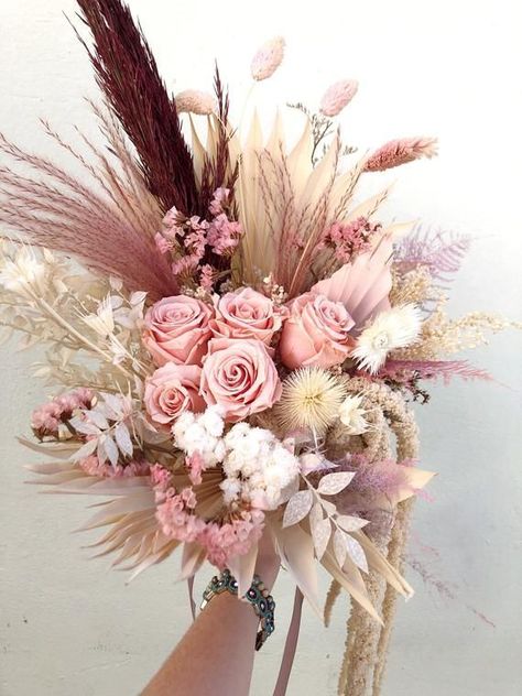 Dried wedding bouquet ideas