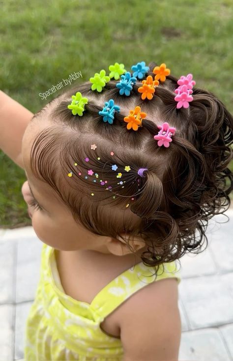 Crazy Hair Day Styles, Crown Butterfly, Baby Girl Hairstyles Curly, Cute Toddler Hairstyles, Girly Hairstyles, Star Crown, Girl Hair Dos, Toddler Hairstyles Girl, Crazy Hair Day