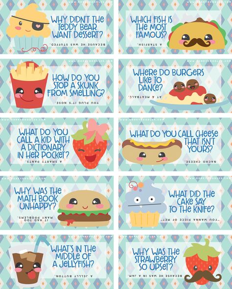 Kid's Lunch Note Jokes Printable Lunch Box Jokes For Husband, Spring Jokes, Lunch Jokes, Lunchbox Printables, School Lunch Notes, Notes For Kids Lunches, Kids Lunch Box Notes, Lunchbox Notes For Kids, Kid Jokes