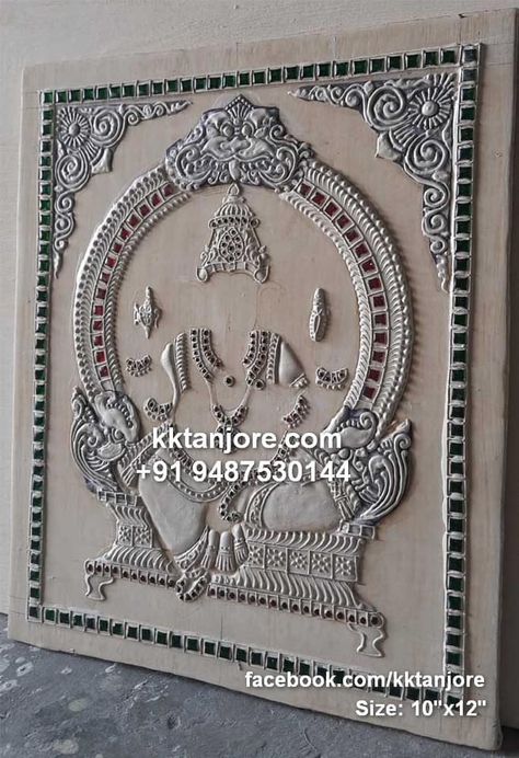 Kubera Lakshmi, Thanjavur Painting, Tanjore Art, Indian Traditional Paintings, Mural Art Design, Tanjore Paintings, Painting Flowers Tutorial, Boho Art Drawings, Boho Painting