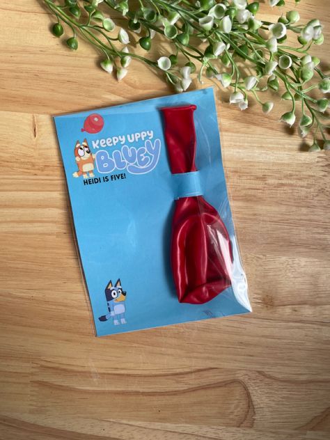 Bluey Loot Bags, Bluey Keepy Uppy, Loot Bag Ideas, Balloon Games, Bluey Birthday Party, Game Diy, Bluey Party, Bluey Birthday, Party Favor Ideas