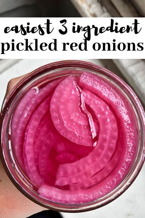 Simple Pickled Red Onions, Winter Canning, Picked Onions, Onion Dishes, Picked Red Onions, Bbq Business, Onion Vinegar, Picked Vegetables, Pickled Foods