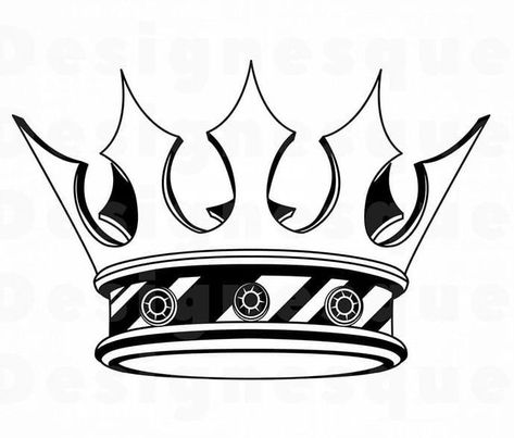 King Crown Drawing, Crown Tattoo Men, King Crown Tattoo, Dripping Paint Art, Tato Maori, Crown Clipart, Facebook Featured Photos, King And Queen Crowns, Crown Drawing