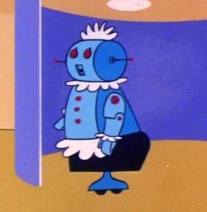 Rosey | The Jetsons Wiki | Fandom Old Is Gold, Notebook Drawing, The Maid, The Jetsons, Arm Day, Indoor Pets, The Robot, The Maids, Hanna Barbera