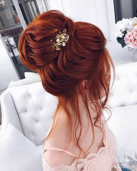 Elstile Wedding Updos Long Hairstyles for Wedding Long Hairstyles For Wedding, White Hairstyles, Blond Rose, Redhead Hairstyles, Hair Styels, Hairstyles For Wedding, Wedding Updos, Updo Styles, Top Hairstyles