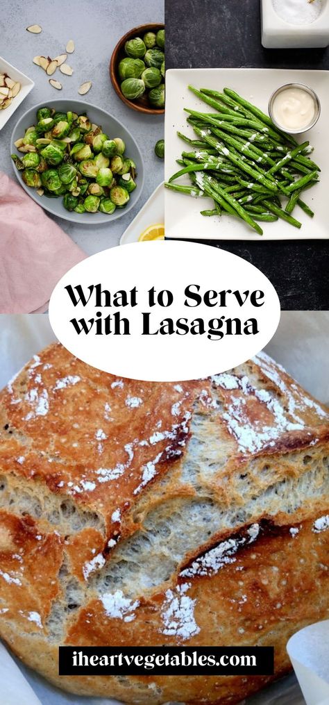 If you’re serving lasagna for dinner, you may be looking for the perfect side dish to pair with it. I’ve got you covered! From salads to vegetables, I’ve pulled together a list of 21 recipes you could serve with lasagna! Best Salad With Lasagna, Side For Lasagna Dinner, Side Dishes For Lasagna Dinner, What To Serve With Lasagna, Lasagna Sides, Lasagna Side Dishes, Lemon Kale Salad, Easy Vegetarian Meals, Beet Salad Recipes