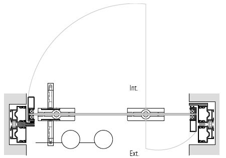 Pivot Door Detail Drawing, Pivot Door Detail, Pivot Doors Detail, Site Analysis Architecture, Minimal Windows, Mountain Architecture, Tv Wall Cabinets, Detail Arsitektur, Door Plan