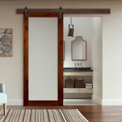 Bathroom Barn Door, Barn Door Installation, Custom Barn Doors, Sliding Door Design, Wood Barn Door, Interior Sliding Barn Doors, Barn Door Kit, Modern Barn Door, Glass Barn Doors