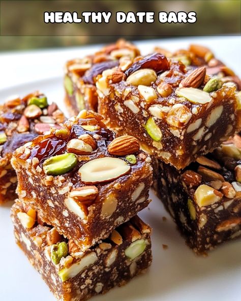 Date Energy Bars, Wholesome Snacks, Chicken And Cabbage, Healthy Nuts, Unprocessed Food, Energy Bars, Mixed Nuts, Dessert Salads, Healthy Eating Habits