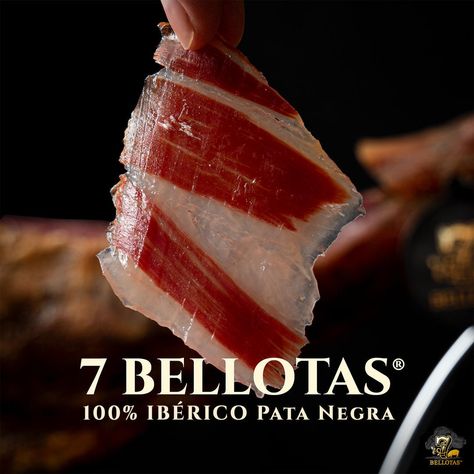 Rasgos color rubí, aroma intenso, exuberante sabor único. @7bellotas #jamón de bellota 100% #ibérico Jam, Ice Cream, Cream, Color