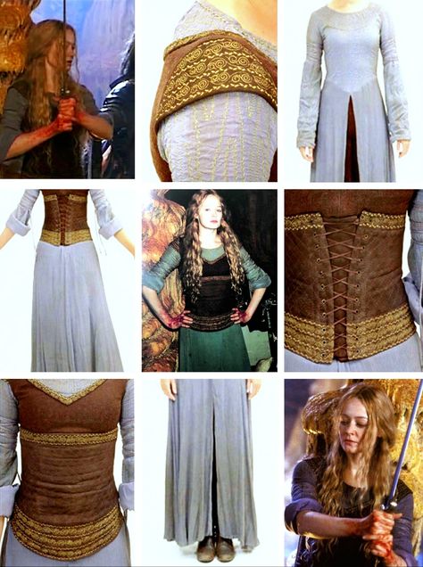 Eowyn Costume Diy, Eowyn Costume, Eowyn Cosplay, Galadriel Dress, Lotr Costume, Pretty Costume, Two Towers, The Two Towers, Up Costumes