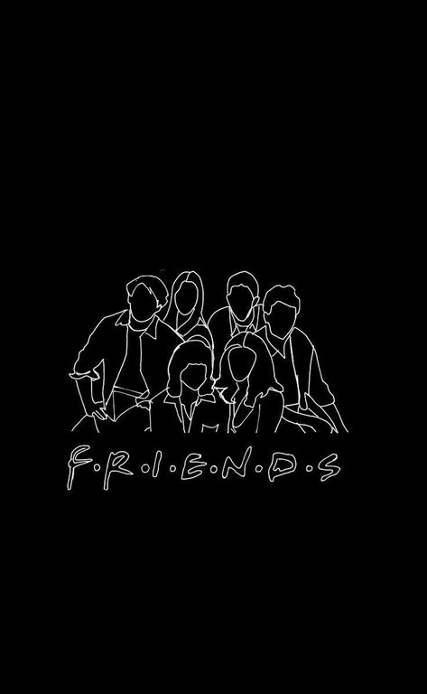 Friends Hilight Cover, Highlight Covers Instagram Workout, Highlight Cover For Friends, Friends Black And White Aesthetic, Friends Highlight Cover Instagram, Friends Cover Photo, Friends Highlight Icon Instagram, Friends Highlight Cover, Instagram Highlight Covers Friends