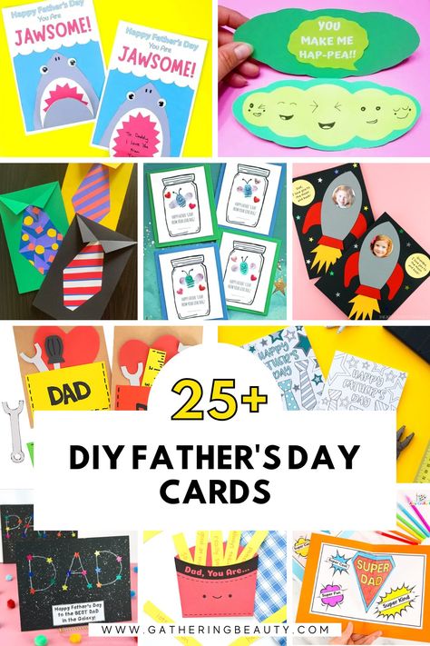 Happy Father's Day Cards, Handprint Cards, Happy Fathers Day Cards, Easy Fathers Day Craft, Superhero Crafts, Father's Day Printable, Fishing Cards, Paper Wall Hanging, Father's Day Cards