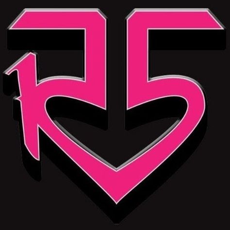 R5 symbol R5 Band, Austin And Ally, How To Play Drums, Long Time Friends, Moving To California, Band Logo, Band Logos, Cool Guitar, Great Bands