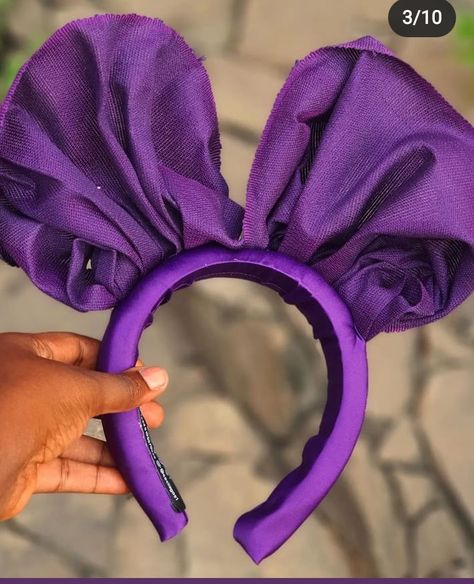 Ankara Hair Band Styles, Ankara Fascinator, Event Dresses Classy, Bridal Train, African Head Dress, Diy Belt For Dresses, Mouse Hair, Handmade Crown, African Traditional Wedding Dress