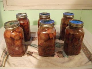 Canning Venison, Canned Venison, Pressure Canning Recipes, Deer Meat, Root Veggies, Pressure Canner, Cubed Potatoes, Beef Meat, Hearty Stews