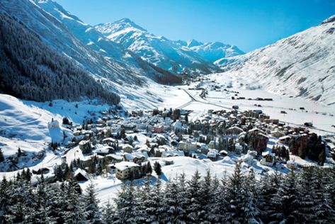 Andermatt Switzerland, Skiing Training, Swiss Ski, Andermatt, Ski Racing, Mountain Stream, River House, Ski Area, Ski Lift