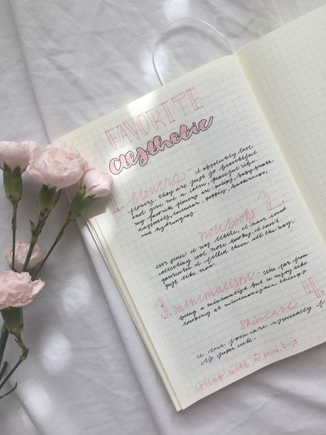 Bullet Journal / Bujo Ideas #bujo #bulletjournal #aesthetic #flowers #cute #pink Journaling Pink Aesthetic, Girly Journal Aesthetic, Pink Journaling Aesthetic, Girly Journal Ideas, Aesthetic Pink Journal, Pink Diary Aesthetic, Journal Pink Aesthetic, Pink Journal Ideas, Pink Journal Aesthetic