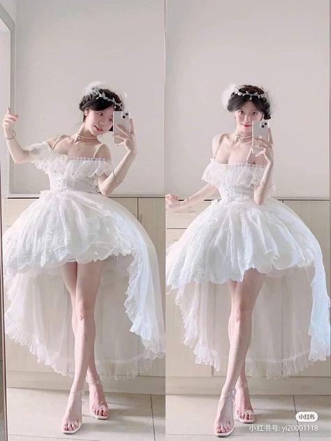 Royal Aesthetic Princess Dress, Cute Maid Outfit, Aesthetic Princess Dress, 파티 드레스, Fashion Sketches Dresses, Royal Dresses, Sketches Dresses, Fashion Illustration Dresses, Korean Fashion Dress