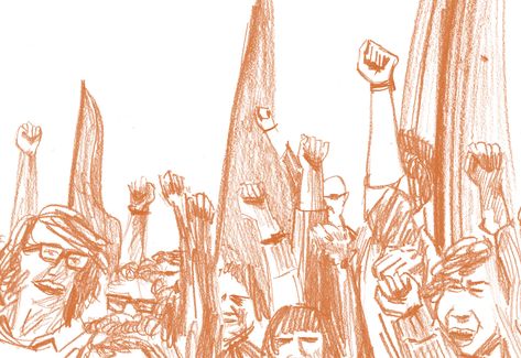 The Six Steps of Organizing a Successful Student Protest Protest Drawing, Protest Illustration, Successful Student, Student Protest, Self Advocacy, March For Our Lives, Student Body, American Universities, Student Organization