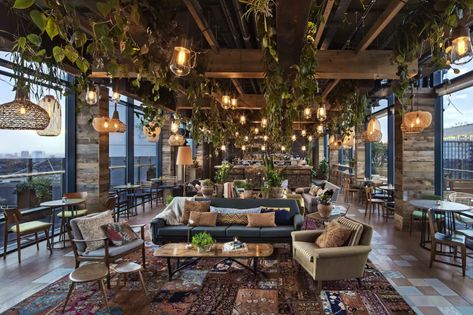 Previous London Rooftop Bar, London Rooftop, Pub Interior Design, Greenhouse Cafe, Treehouse Hotel, Coffee Shop Interior Design, Bar A Vin, Cafe Shop Design, Coffee Shops Interior