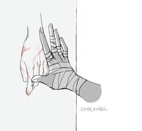 Anime Hand Bandage, Hand Bandages Drawing, Hands With Bandages, Dazai Hands, Bsd Dazai, Voltron Tumblr, Arm Drawing, Anime Hands, Hand Drawing Reference