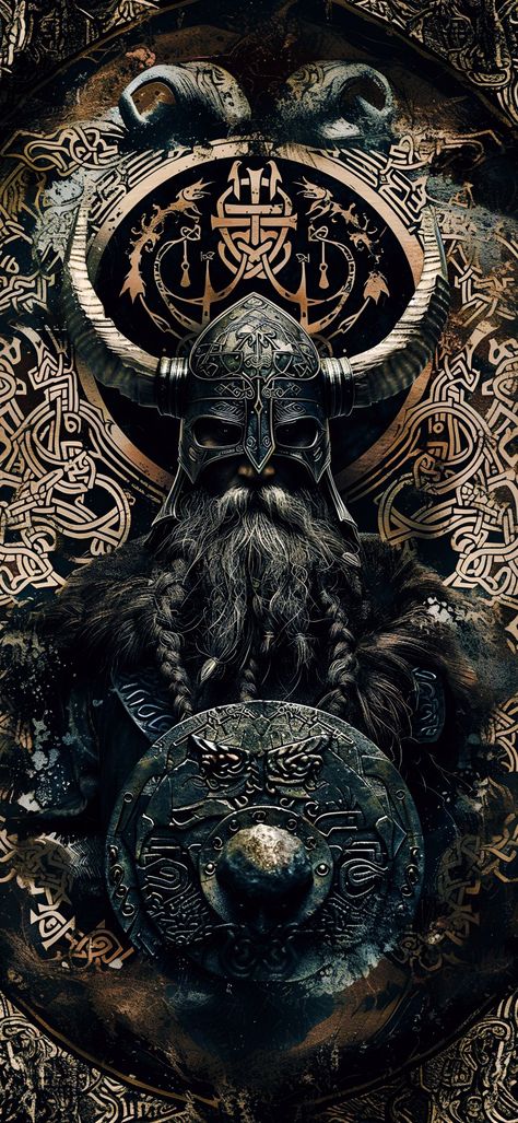 Asatru Wallpaper, Norse God Tattoo, Pagan Wallpaper, Berserker Tattoo, Vikings Wallpaper, Viking Ancestry, Nordic Warrior, Viking Berserker, Viking Warrior Tattoos